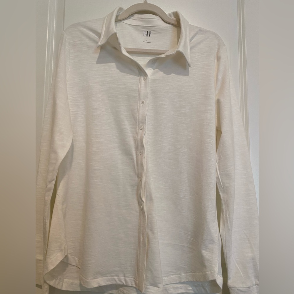 Soft Jersey Button Down NWT